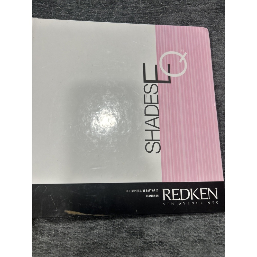 Redken Shades EQ cream Hair Color Swatch Book Cream & Shades cover plus hair
